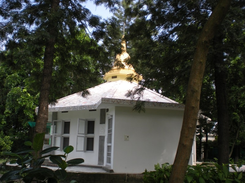 Dhamma hall of Dhamma Dhaja Vipassana Center